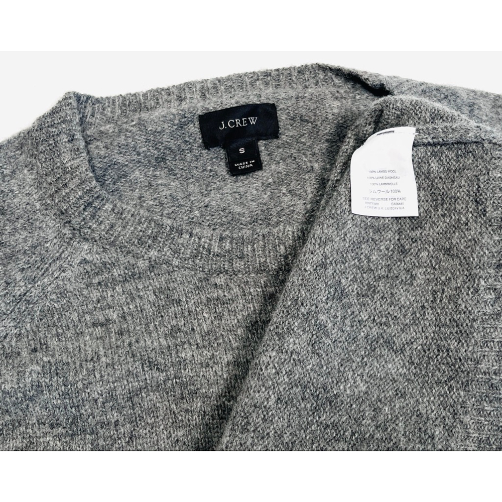 J.Crew Mens Sweater Gray Crew Neck Sweater S - Picture 6 of 6